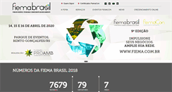 Desktop Screenshot of fiema.com.br