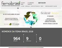 Tablet Screenshot of fiema.com.br